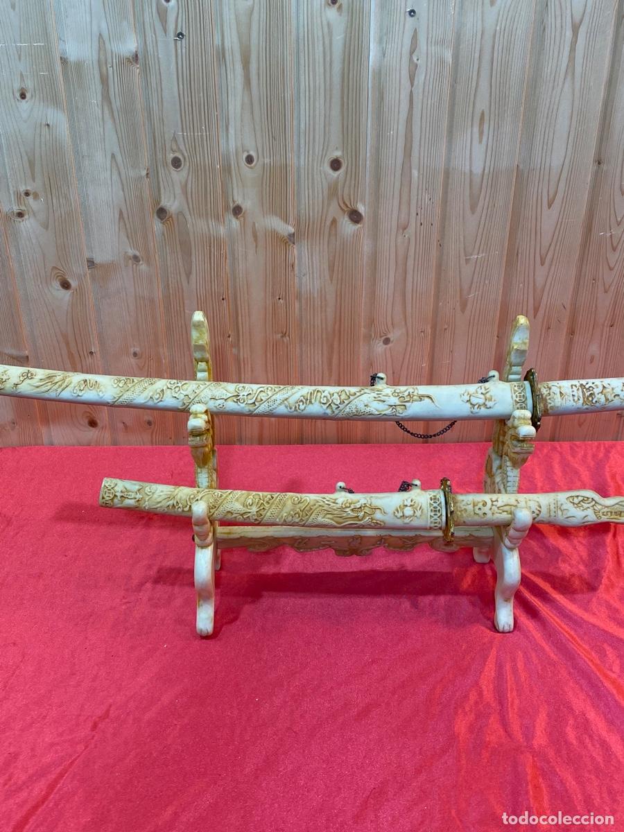 Militaria: JUEGO DE KATANAS - Foto 2