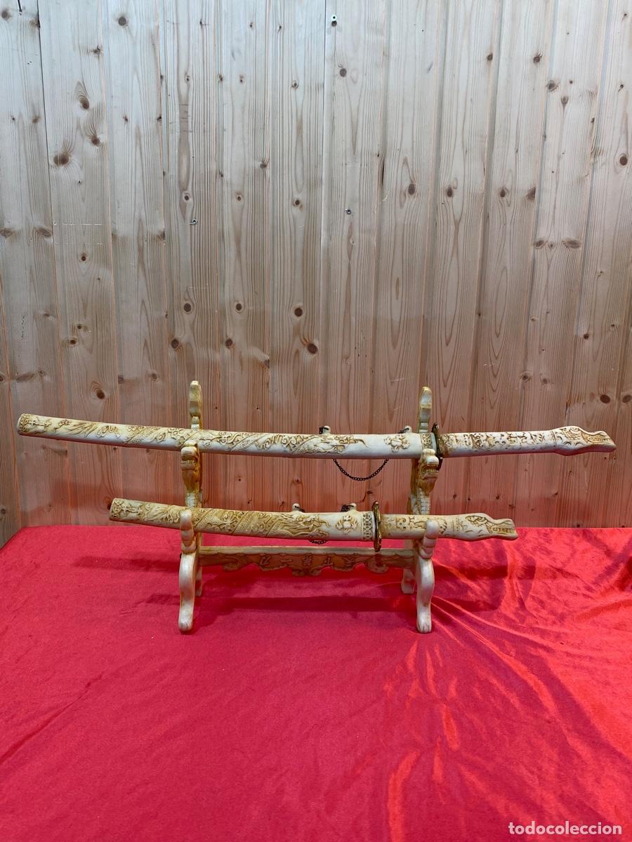 Militaria: JUEGO DE KATANAS - Foto 3