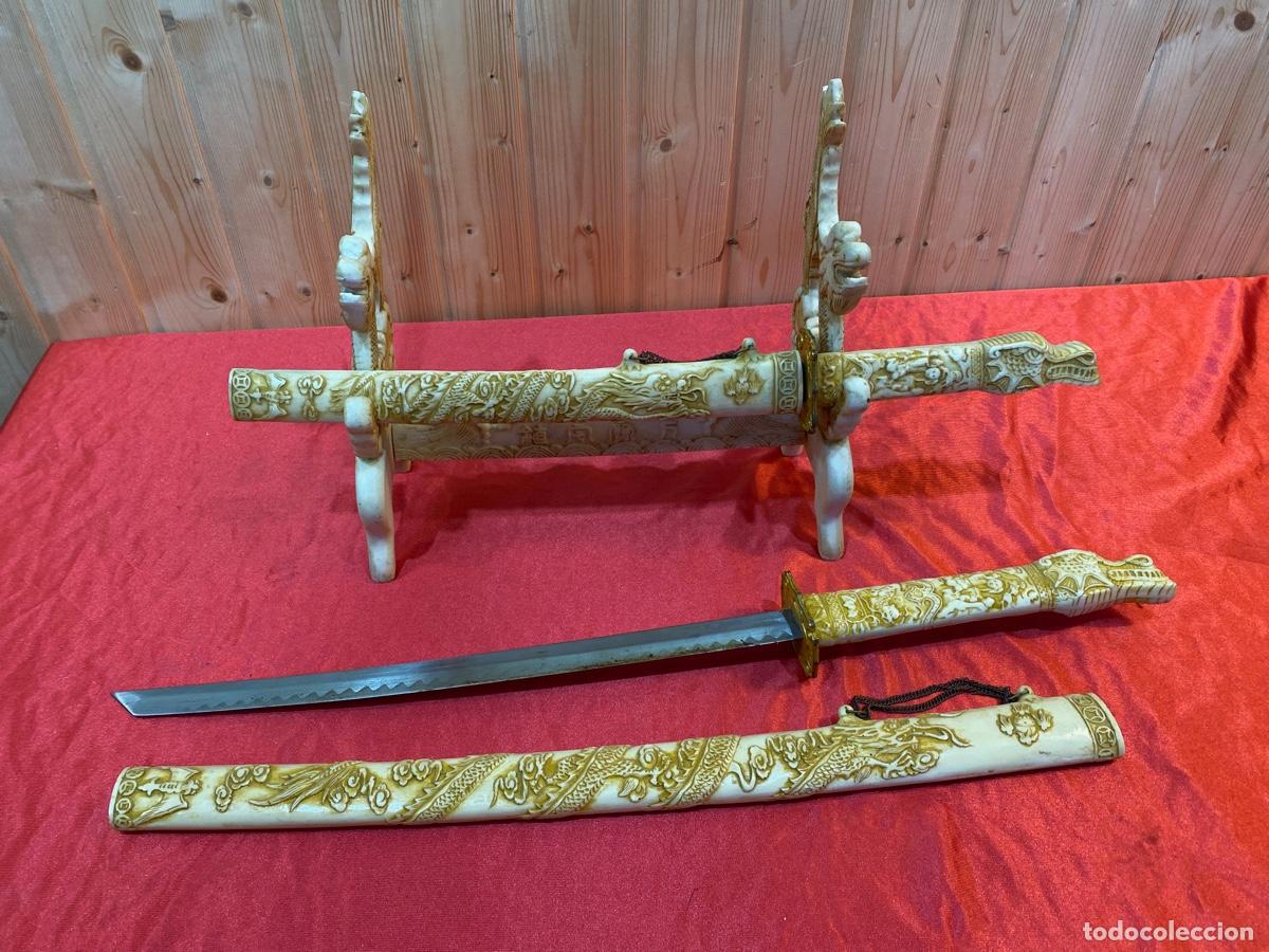 Militaria: JUEGO DE KATANAS ASIATICAS - Foto 7