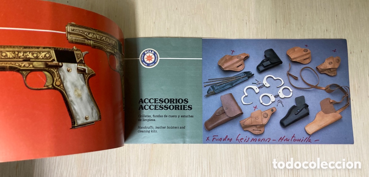 Militaria: Antiguo mini catalogo Pistolas STAR - Foto 3
