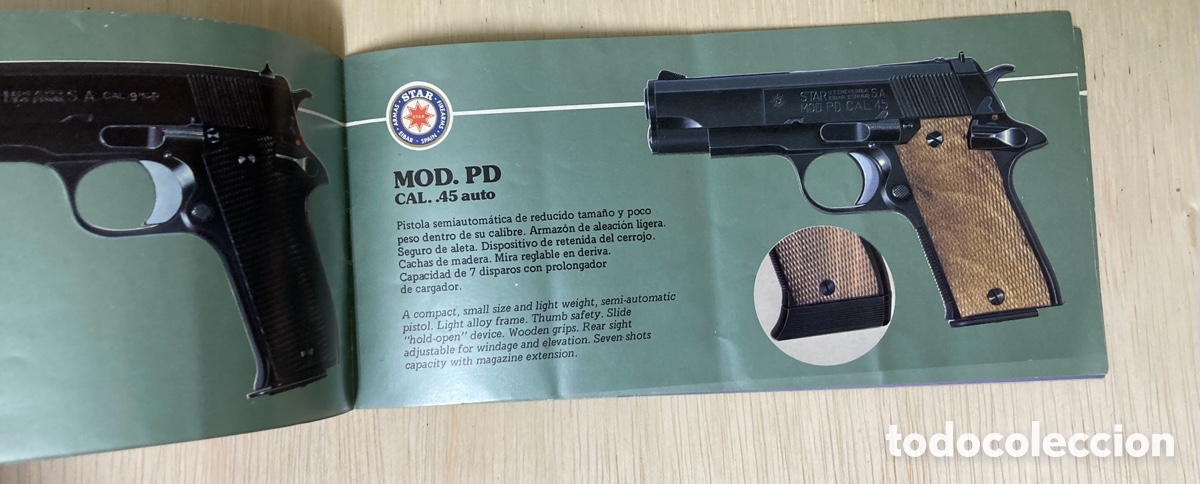 Militaria: Antiguo mini catalogo Pistolas STAR - Foto 4