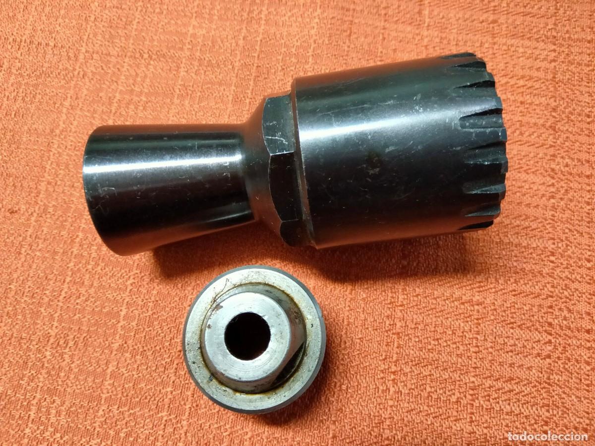 Militaria: Bocacha ametralladora MG34 + casquillo incrementador - NUEVOS -