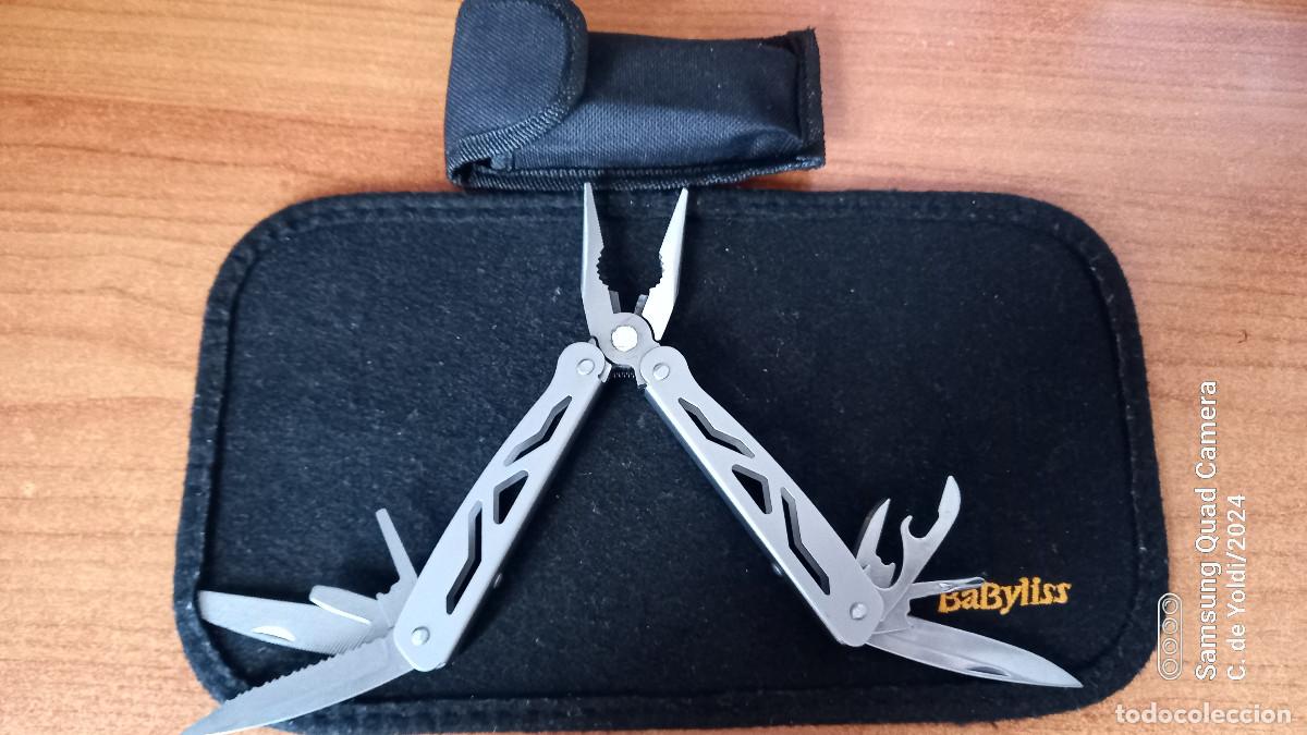 Militaria: ALICATES MULTIFUNCI&Oacute;N EN ACERO CON 9 FUNCIONES Y FUNDA CINTUR&Oacute;N. - Foto 1