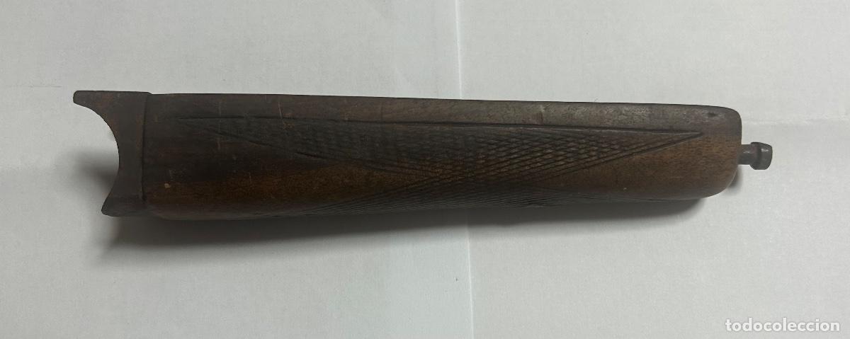 Militaria: Pieza de madera de escopeta - Foto 1