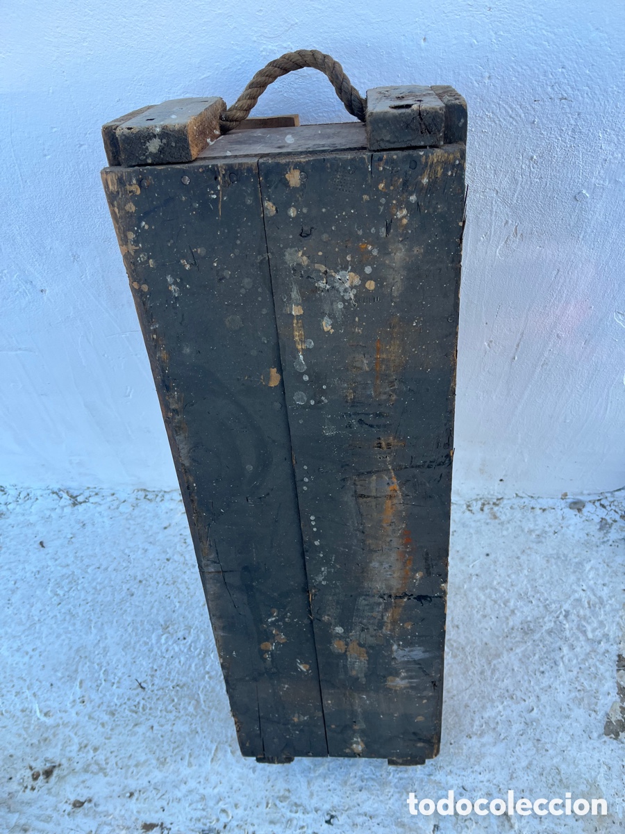 Militaria: CAJA MUNICIONES MADERA GRANDE - Foto 4