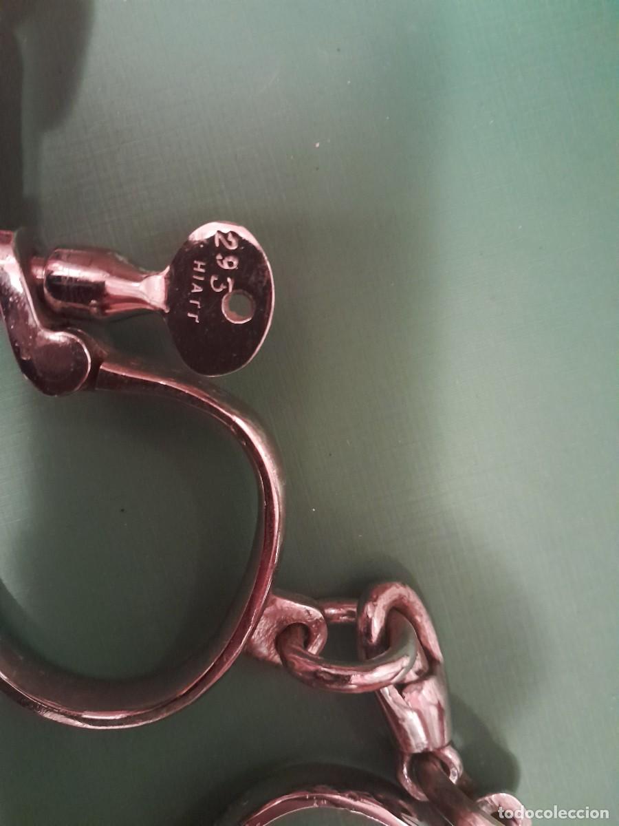 Militaria: Esposas antiguas cromadas - Foto 2