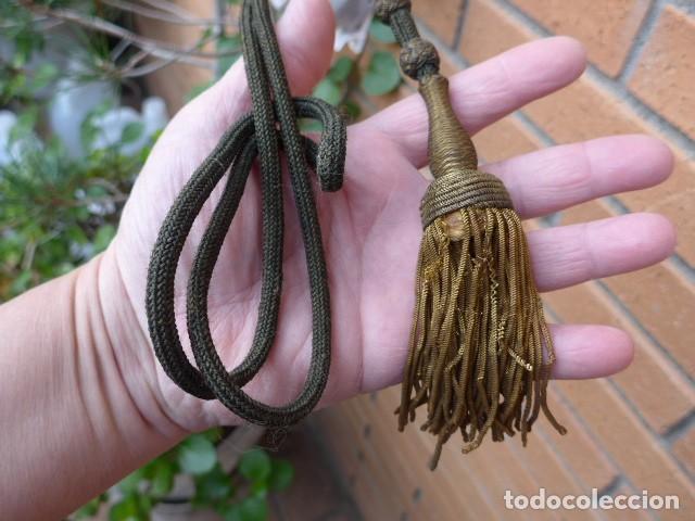 Militaria: ANTIGUO FIADOR ESPADA SABLE DE OFICIAL - ORIGINAL