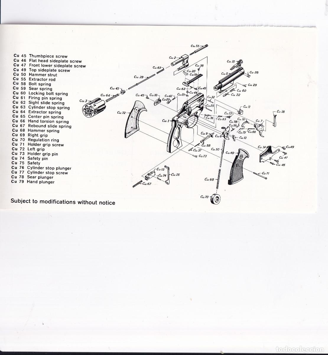 Militaria: CATALOGO.- PISTOLA MODEL 44. - Foto 2