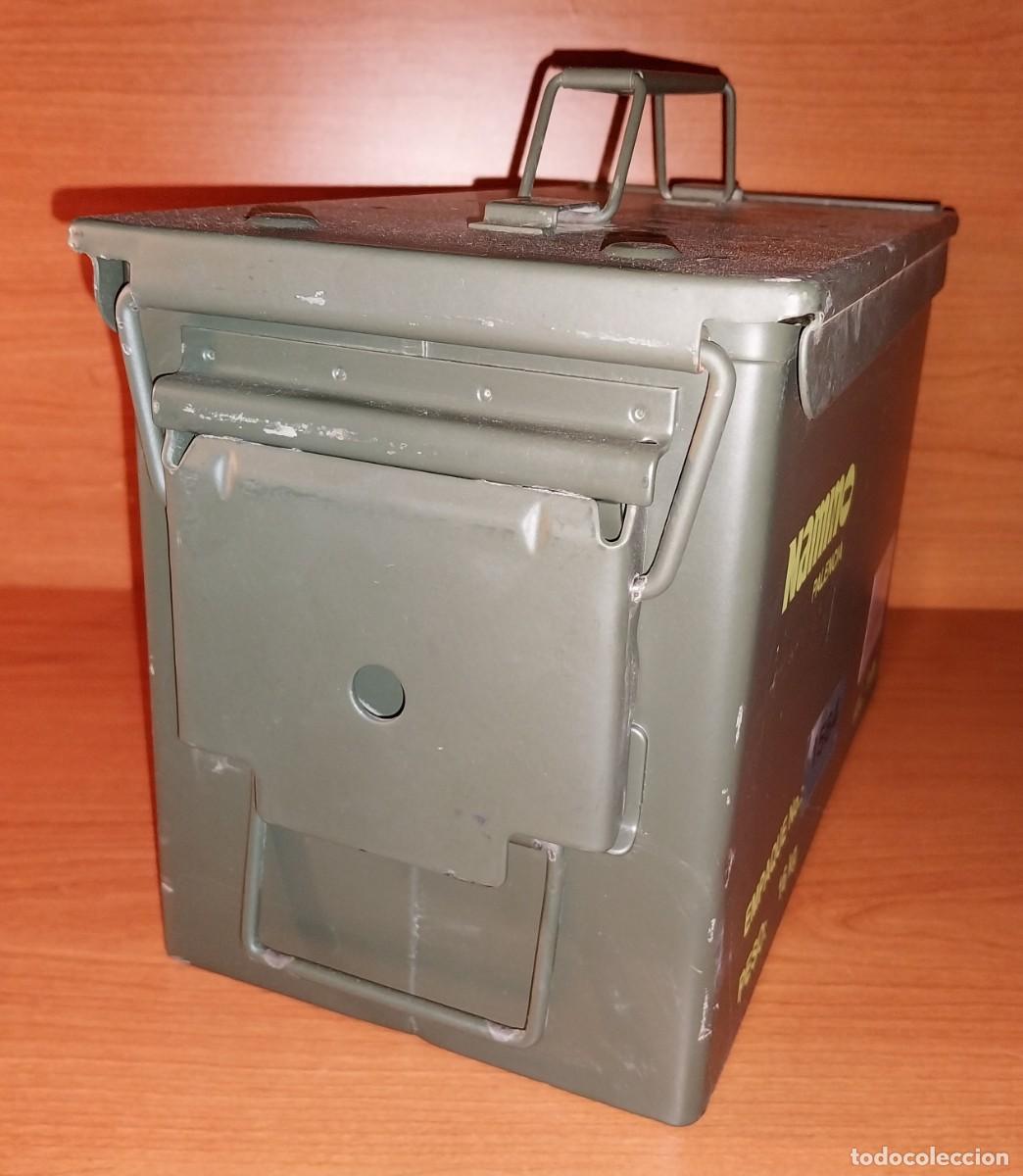 Militaria: Ej&eacute;rcito Espa&ntilde;ol. Caja de munici&oacute;n 12,70 - Foto 4