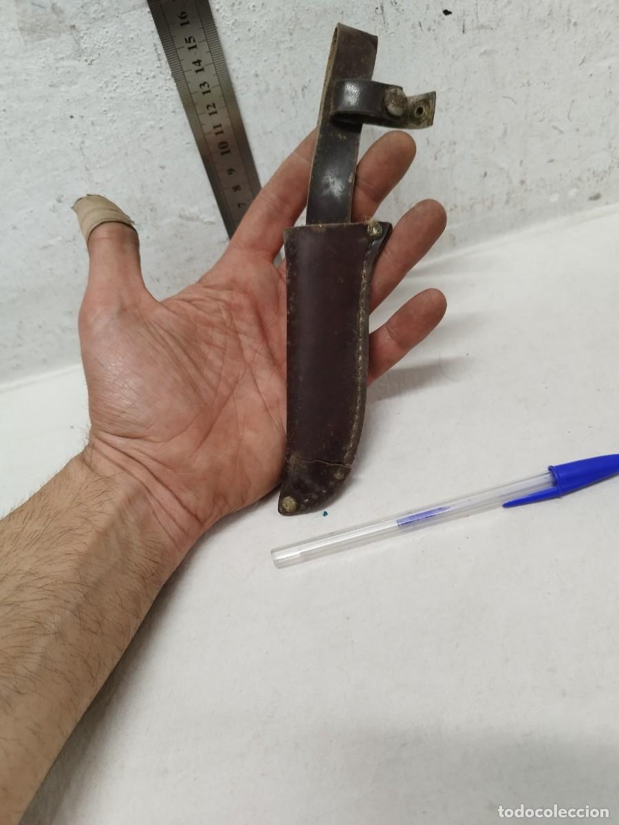 Militaria: Antigua funda de cuchillo a restaurar. - Foto 1