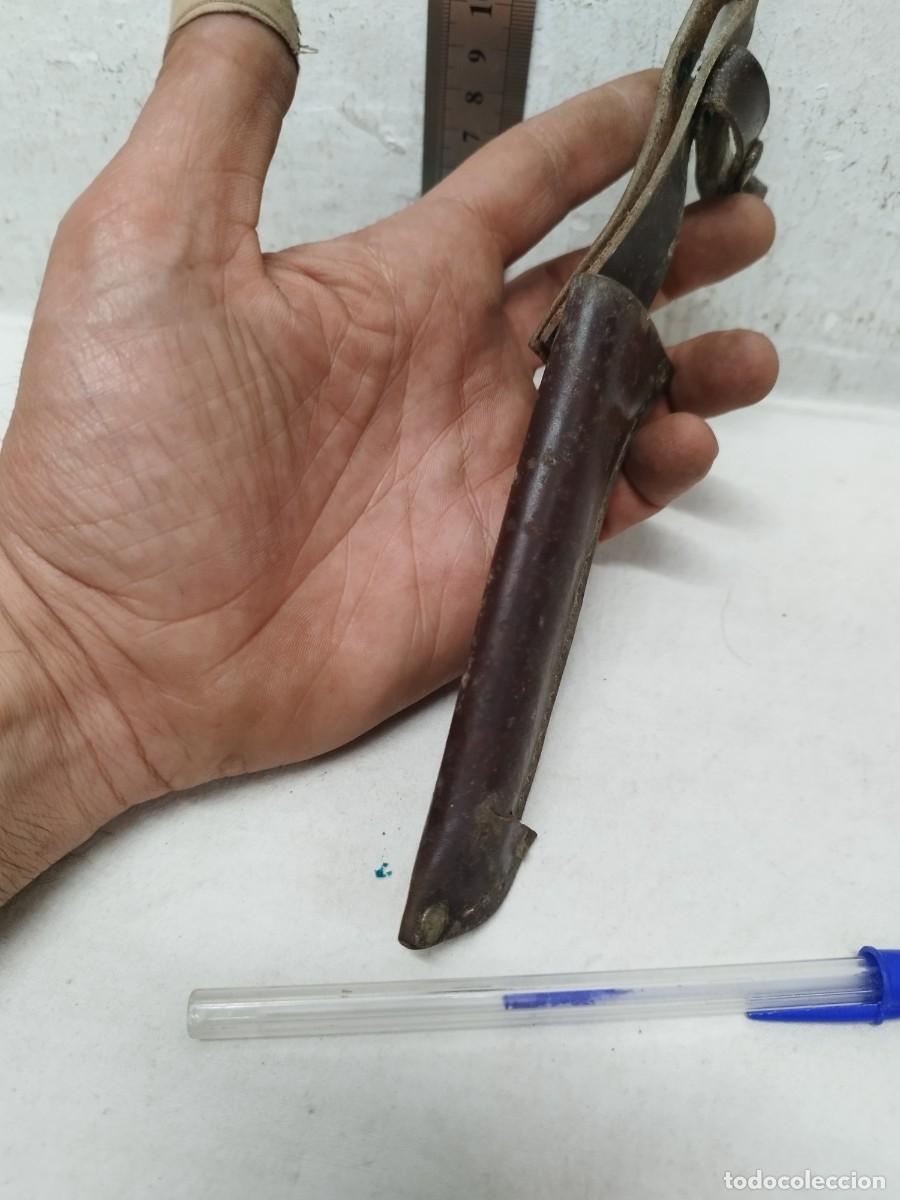 Militaria: Antigua funda de cuchillo a restaurar. - Foto 7
