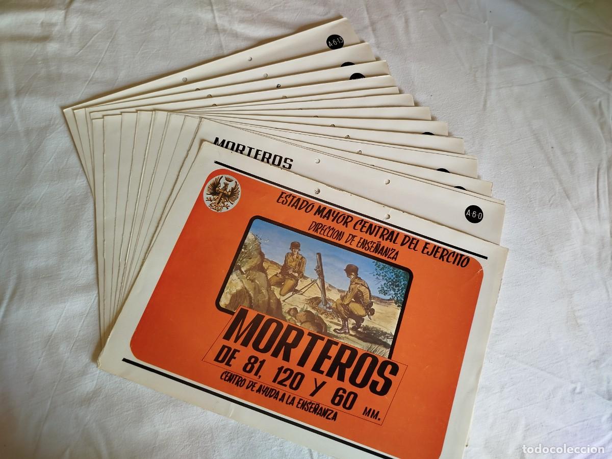 Militaria: L&aacute;minas armamneto. Morteros - Foto 2