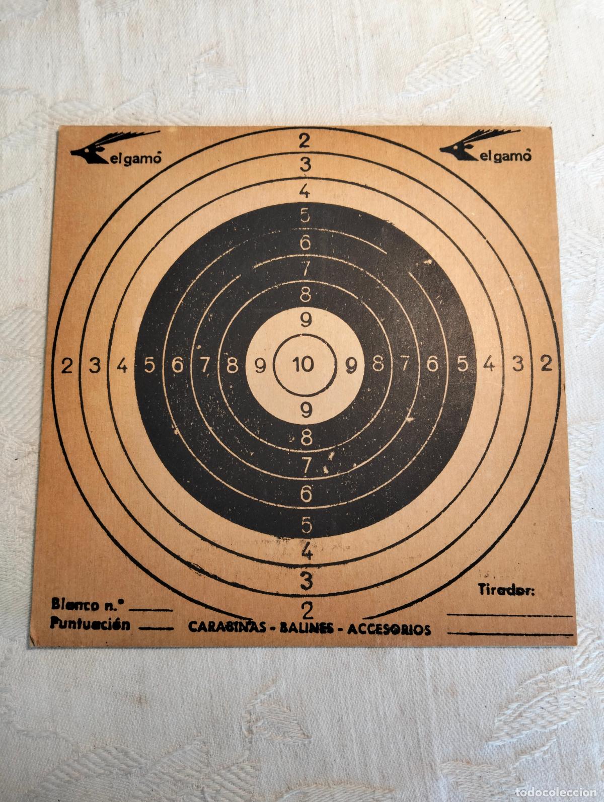 Militaria: Dianas de tiro blancos punter&iacute;a el gamo balines diavolo carabinas accesorios 1 unidad