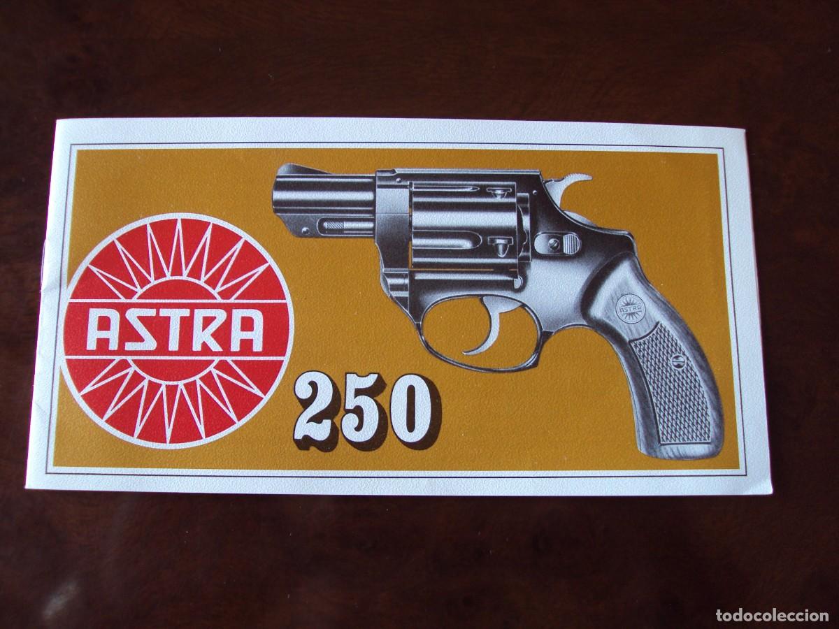 Militaria: INSTRUCCIONES MANUAL REVOLVER ASTRA 250 DATOS T&Eacute;CNICOS INFORMACI&Oacute;N DE FUNDAS 16,7X8,7 CM APROX