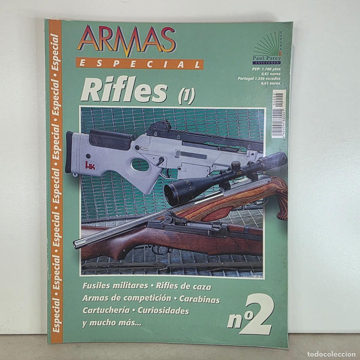 Militaria: Revista ARMAS Especial N&ordm;2 Rifles (I) Fusiles Carabinas HK Paul Parey