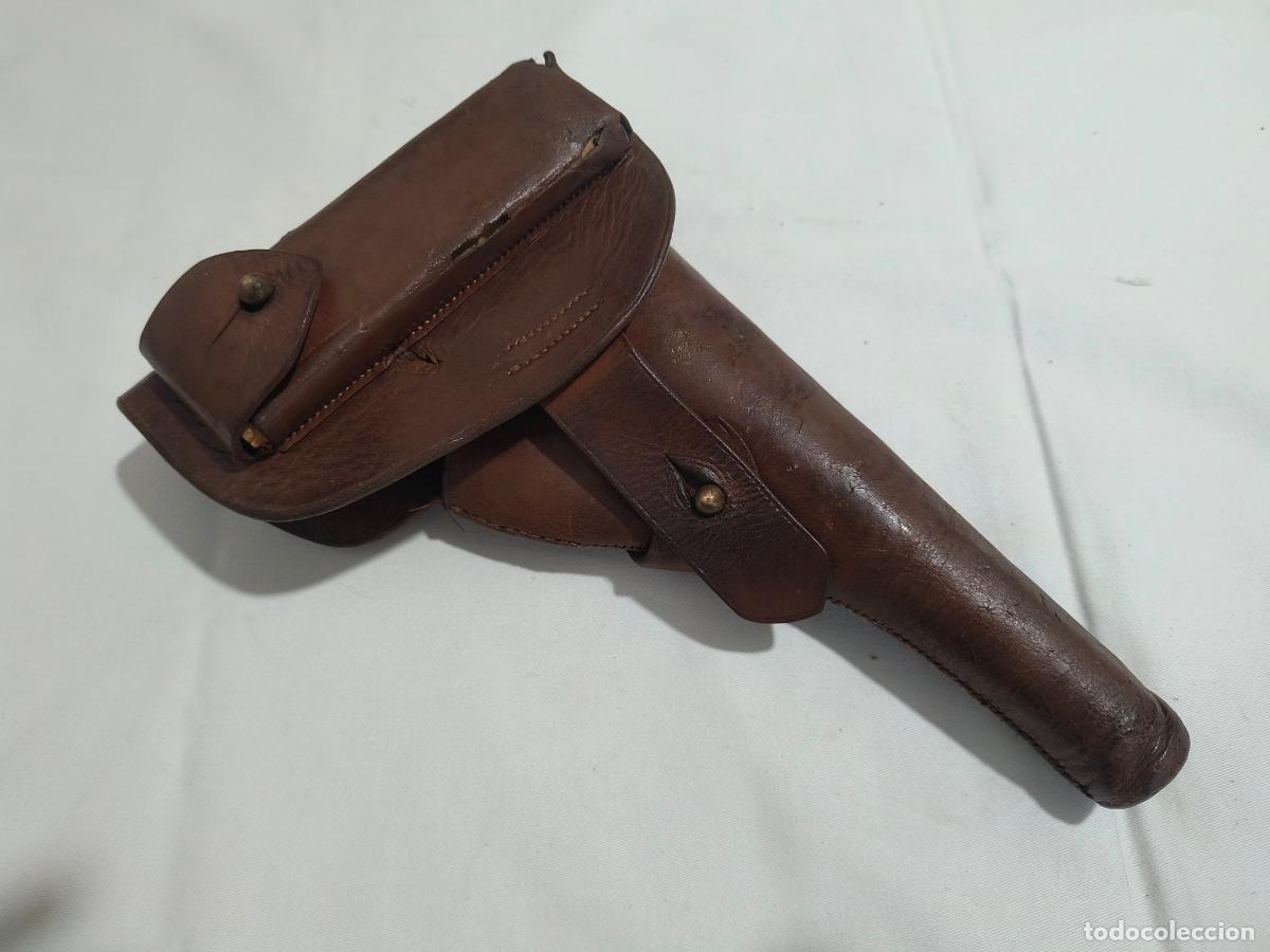 Militaria: Funda astra 400 color avellana
