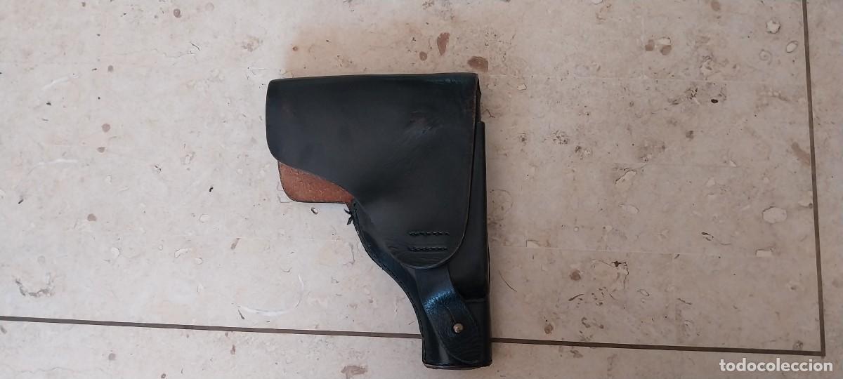 Militaria: FUNDA 9 MM CORTO DE CUERO EN PERFECTO ESTADO