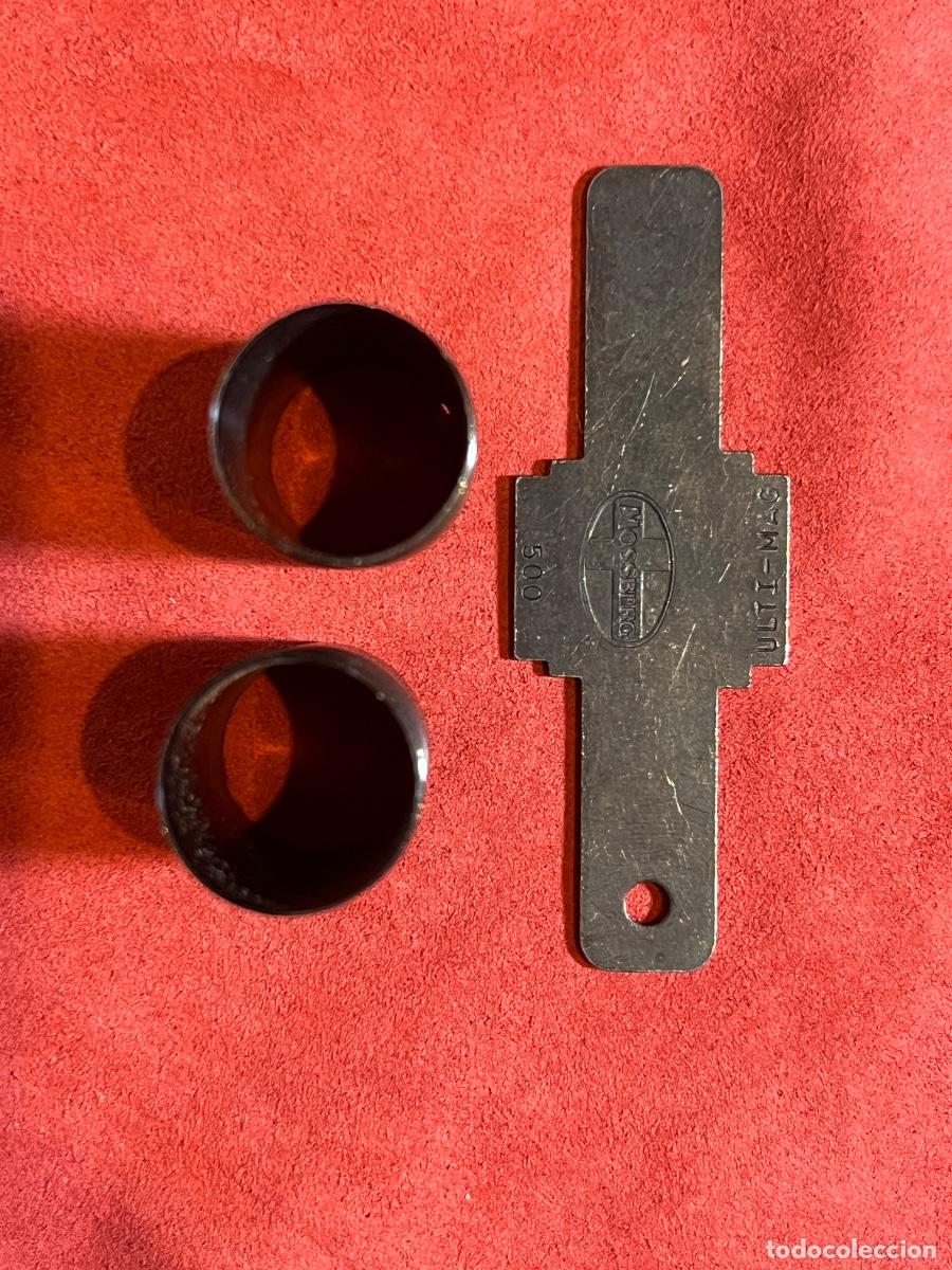 Militaria: Chokes Mossberg 500 Ulti Mag calibre 12 FULL IMP CYL llave original shotgun vintage caza