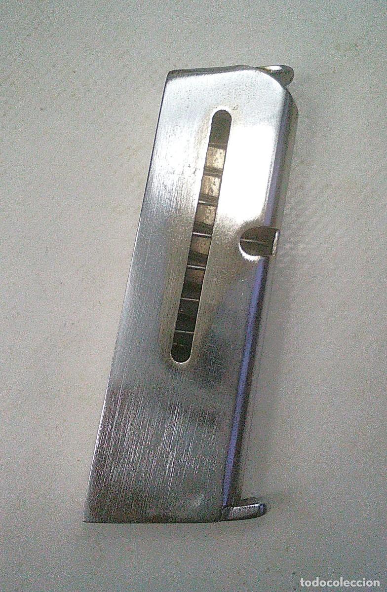 Militaria: CARGADOR DE LA PISTOLA STAR E 6,35 MM NIQUELADO ORIGINAL