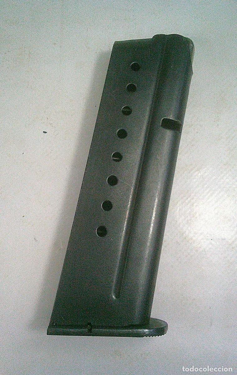 Militaria: CARGADOR DE LA PISTOLA LLAMA DEL CALIBRE 38 SUPER MARCADO PAVONADO ORIGINAL