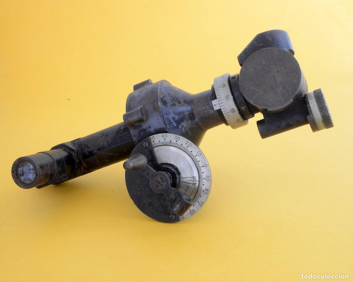 Militaria: ANTIGUO goni&oacute;metro o visor panor&aacute;mico de artiller&iacute;a (leer decripci&oacute;n)