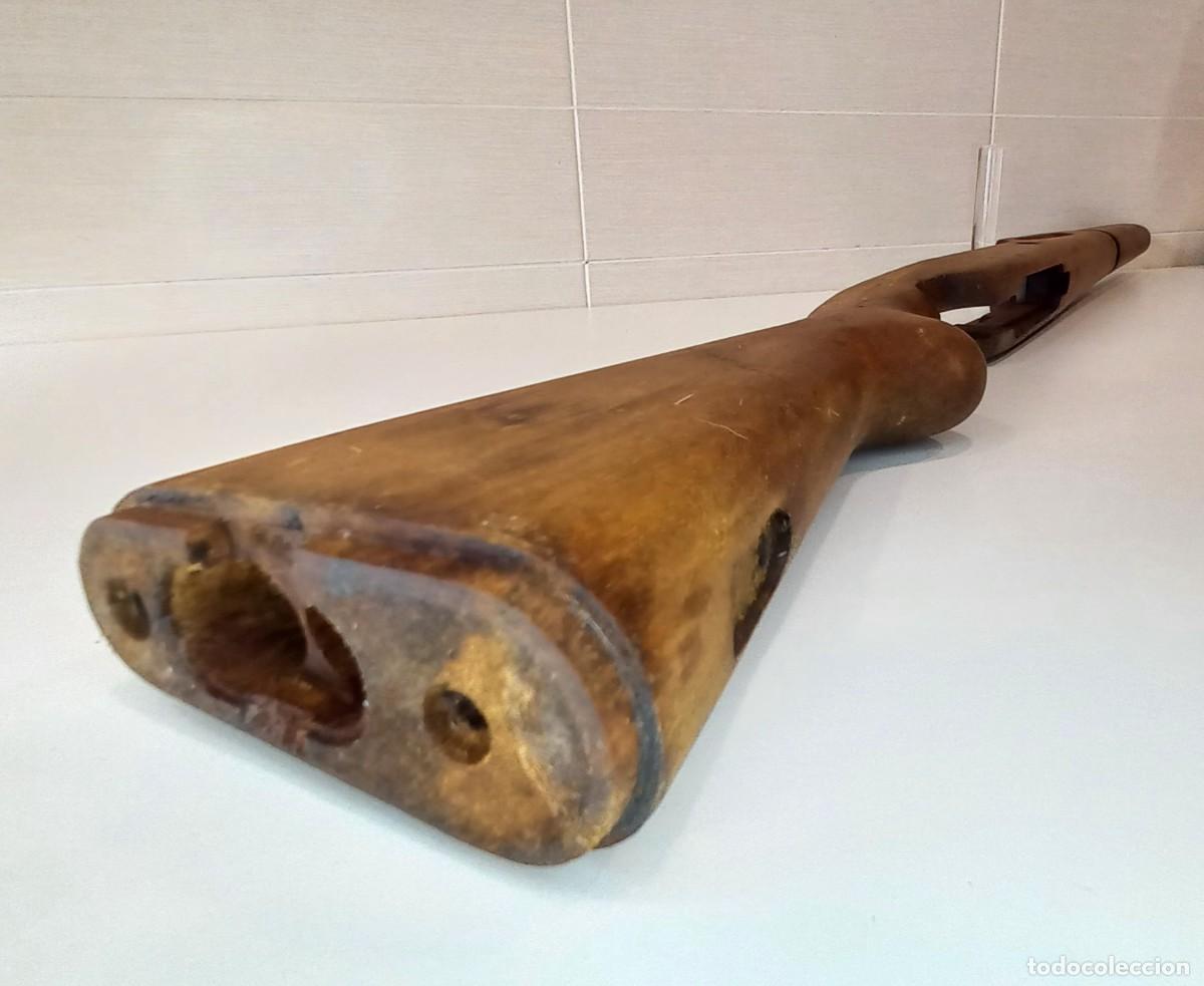 Militaria: ANTIGUA CULATA DE MADERA DEL MAUSER - Foto 13