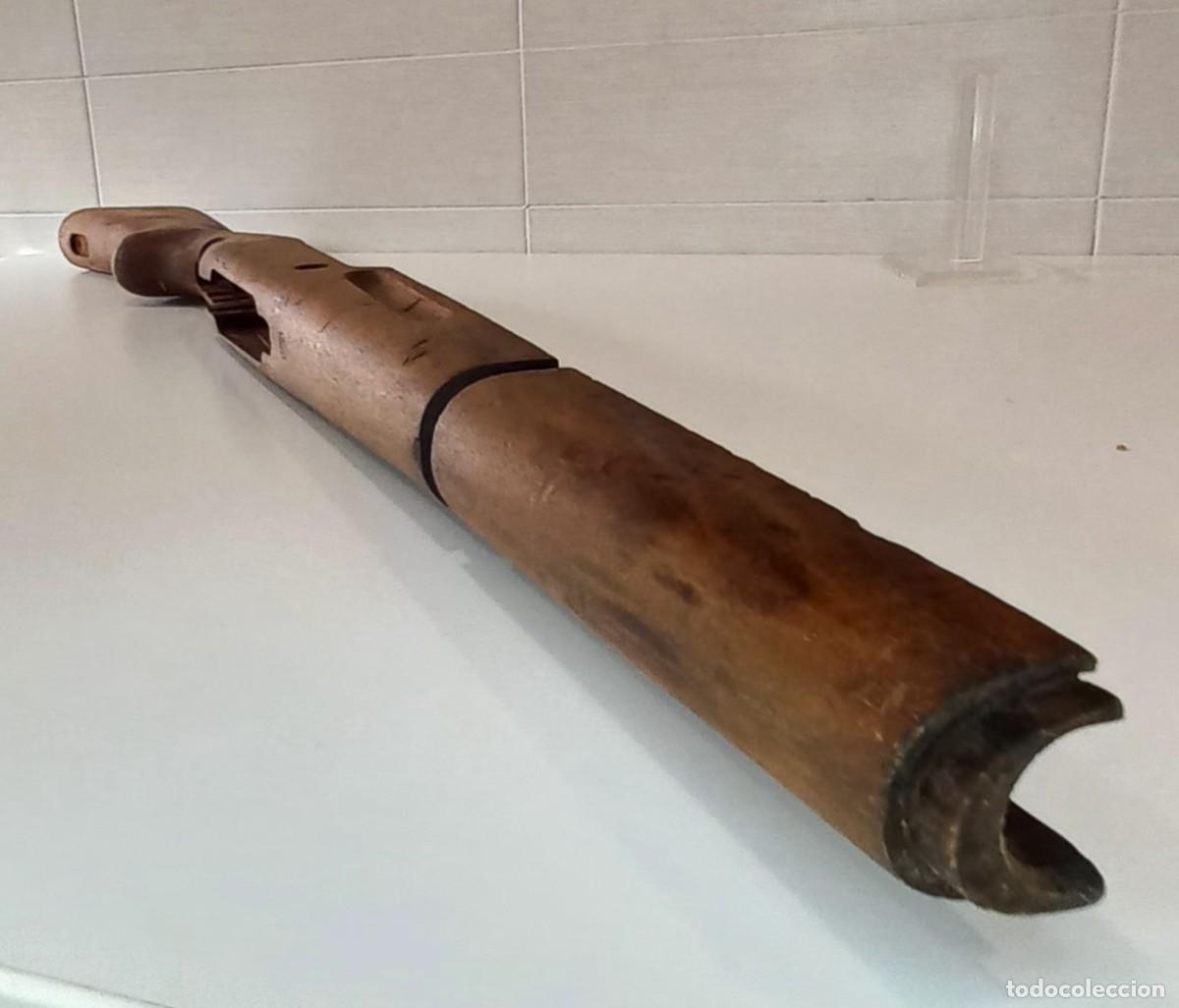 Militaria: ANTIGUA CULATA DE MADERA DEL MAUSER - Foto 14