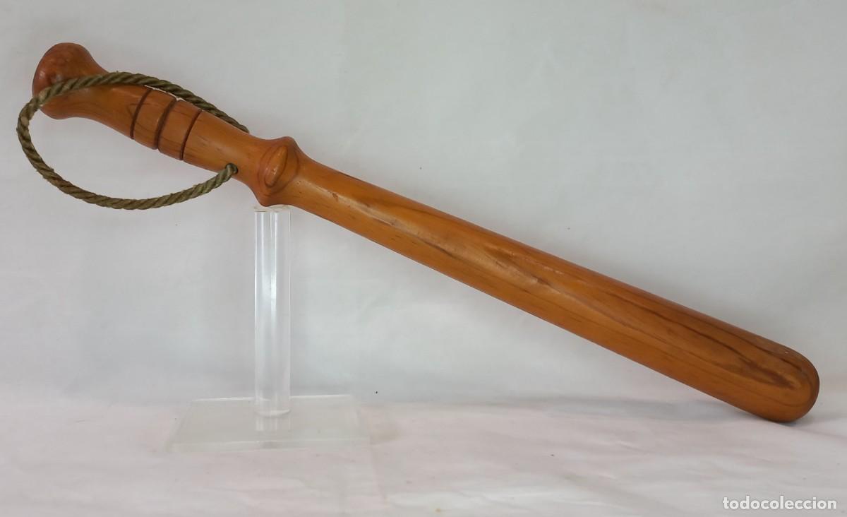 Militaria: ANTIGUA PORRA , DEFENSA DE MADERA