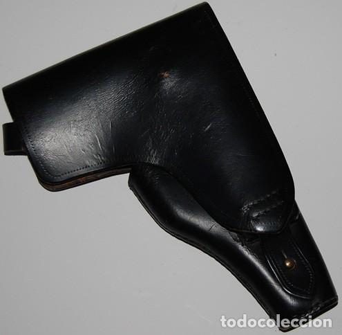 Militaria: FUNDA PISTOLERA DE CUERO GUARDIA CIVIL PARA PISTOLA PARABELLUM 9 MM A&Ntilde;OS 70/80