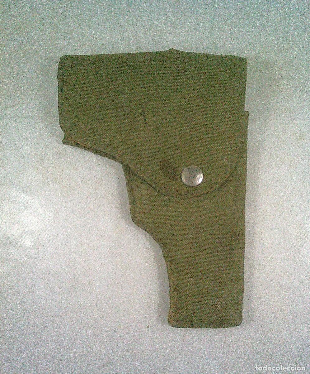 Militaria: FUNDA DE PISTOLA DE LONA PARA PISTOLA DE 9 MM C Y 7,65 MM - 11