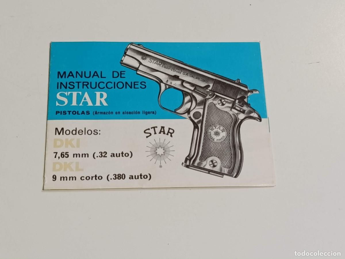 Militaria: Manual de instrucciones pistola STAR DKI DKL
