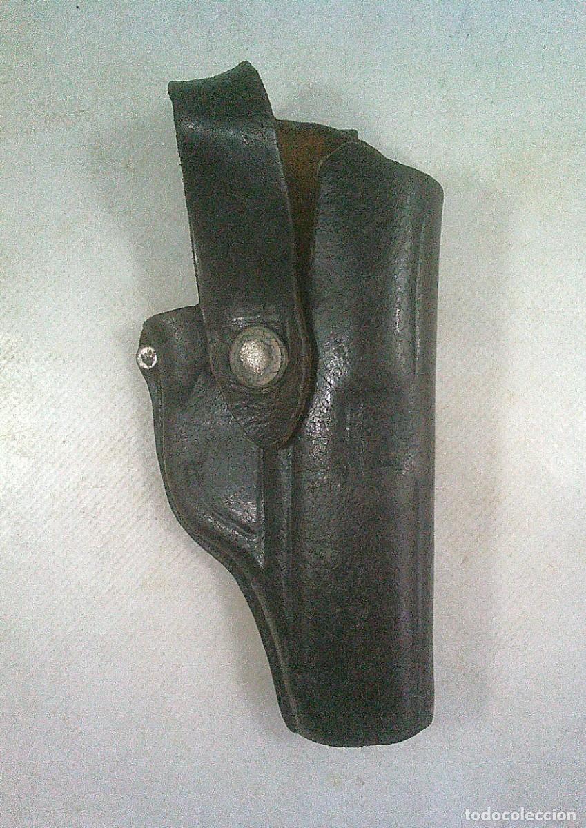 Militaria: FUNDA DE CUERO DE PISTOLA PEQUE&Ntilde;A TIPO BROWNING DE 6,35, 7,65 O 9 MM C - 21