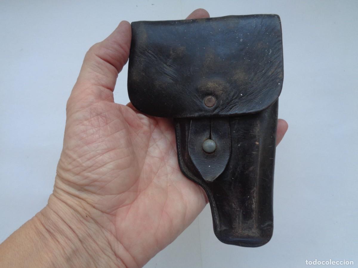 Militaria: POST GUERRA CIVIL : ANTIGUA CARTUCHERA PARA PISTOLA DE PEQUE&Ntilde;O CALIBRE