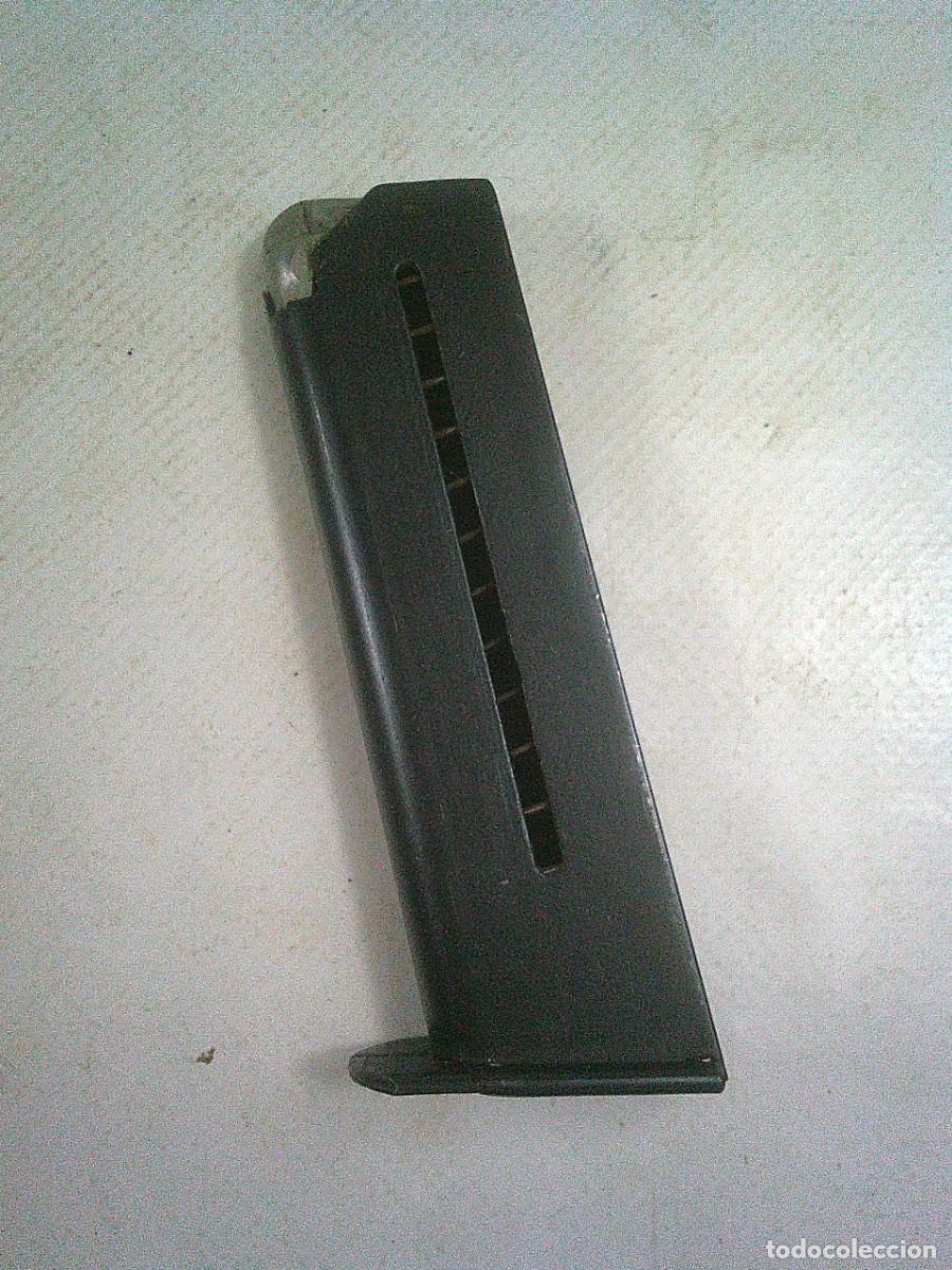 Militaria: CARGADOR DE LA PISTOLA ASTRA 4000 FALCON I 9 MM C PAVONADO ORIGINAL - 5