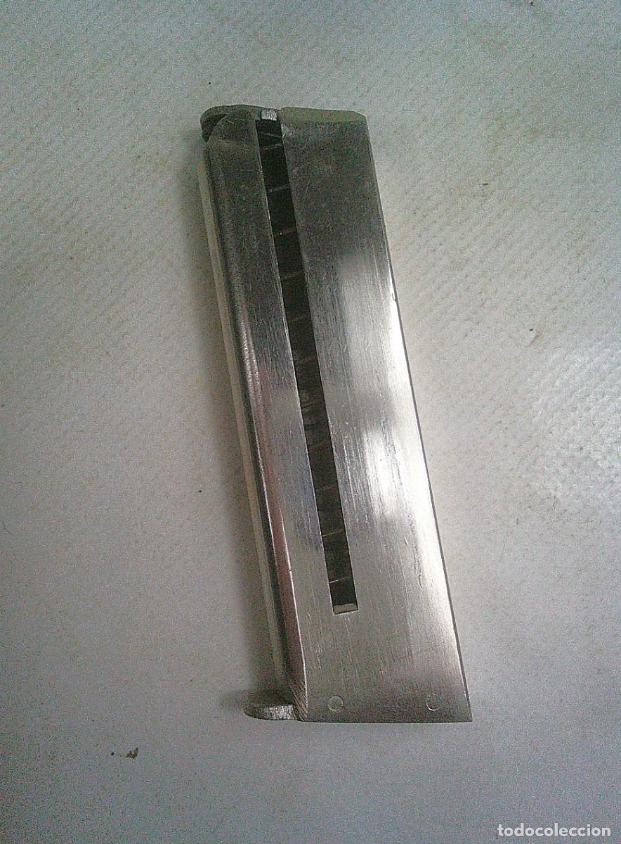 Militaria: CARGADOR DE LA PISTOLA ASTRA 4000 FALCON 9 MM C CROMADO ORIGINAL Y MARCADO - 5