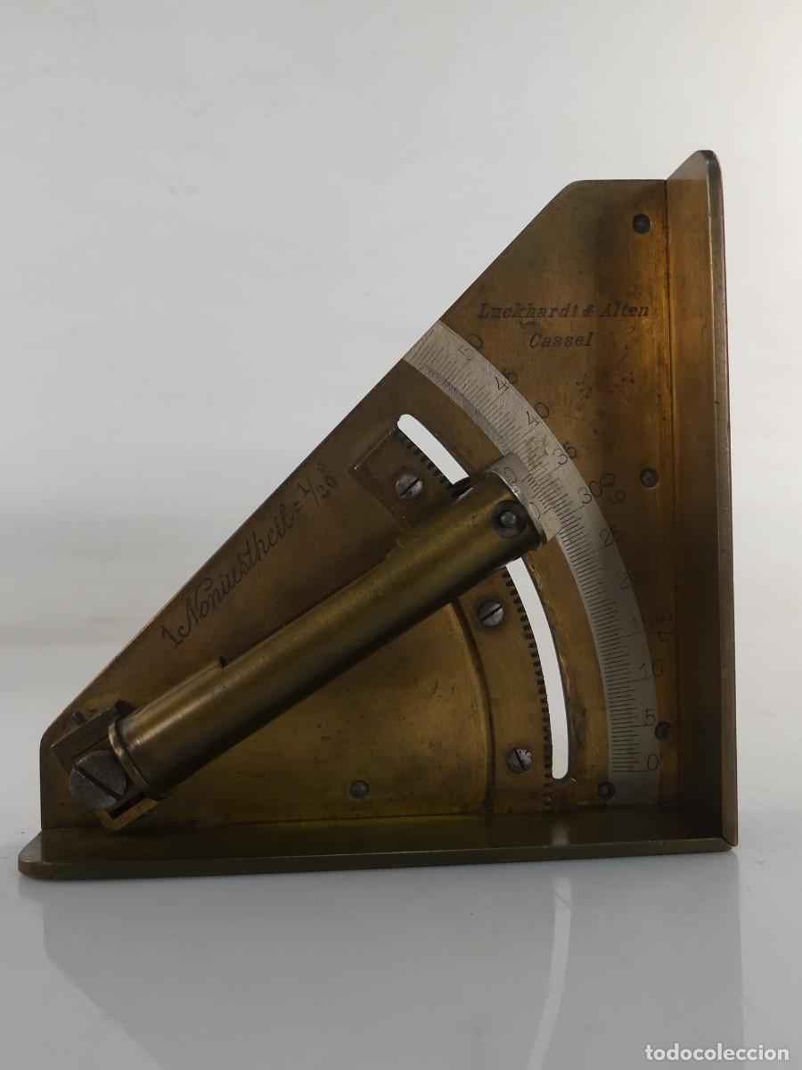 Militaria: CUADRANTE O CLIN&Oacute;METRO DE ARTILLER&Iacute;A ANTIGUO DE BRONCE O LATON
