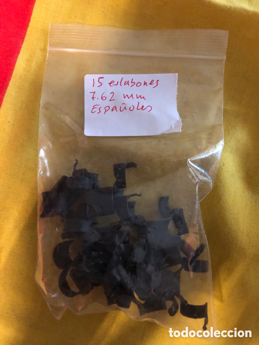 Militaria: LOTE ESLABONES PARA CINTA 7,62 MM FABRICACION ESPA&Ntilde;OLA.