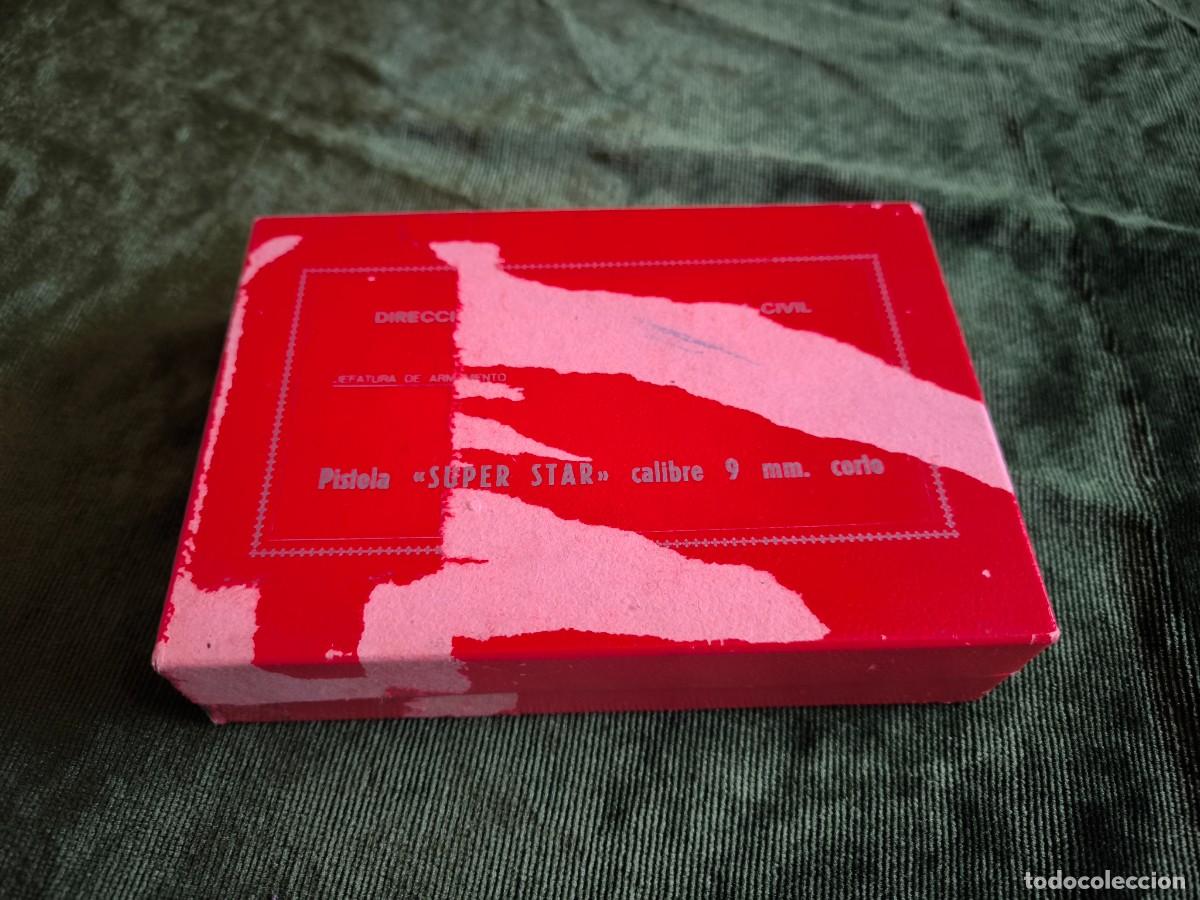 Militaria: Caja original SUPER STAR &ndash; 9 mm Corto
