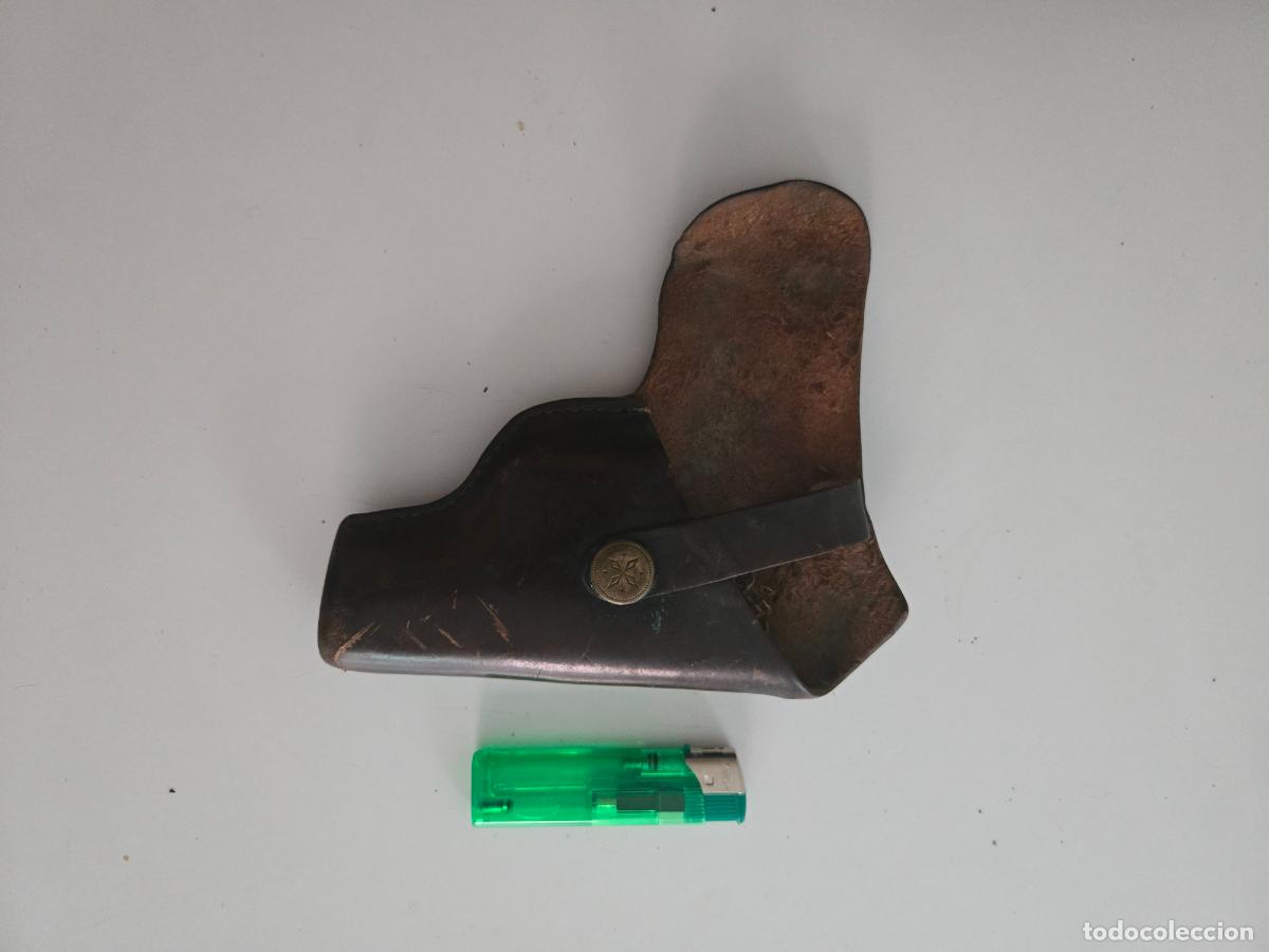 Militaria: PISTOLERA DE CUERO (Muy antigua)