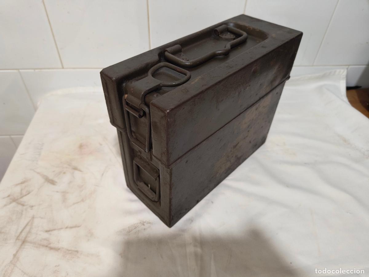 Militaria: caja municion alemana MG13.