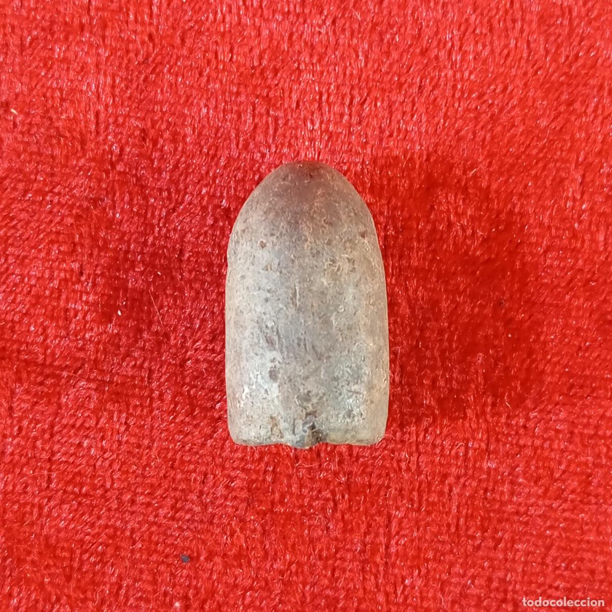 Militaria: PROYECTIL - ORIGINAL - INERTE - VACIO - 2,5 CM - Foto 4