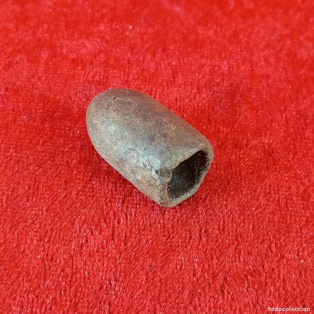 Militaria: PROYECTIL - ORIGINAL - INERTE - VACIO - 2,5 CM - Foto 5