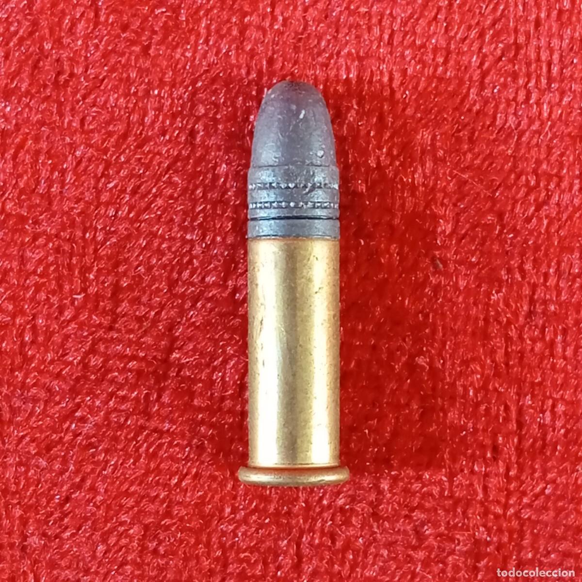 Militaria: PROYECTIL COMPLETO - ORIGINAL - INERTE - VACIO - 3 CM - Foto 2