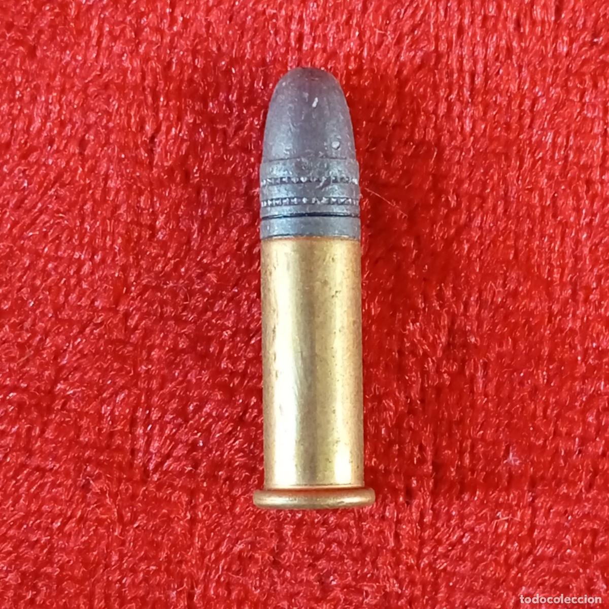 Militaria: PROYECTIL COMPLETO - ORIGINAL - INERTE - VACIO - 3 CM - Foto 4