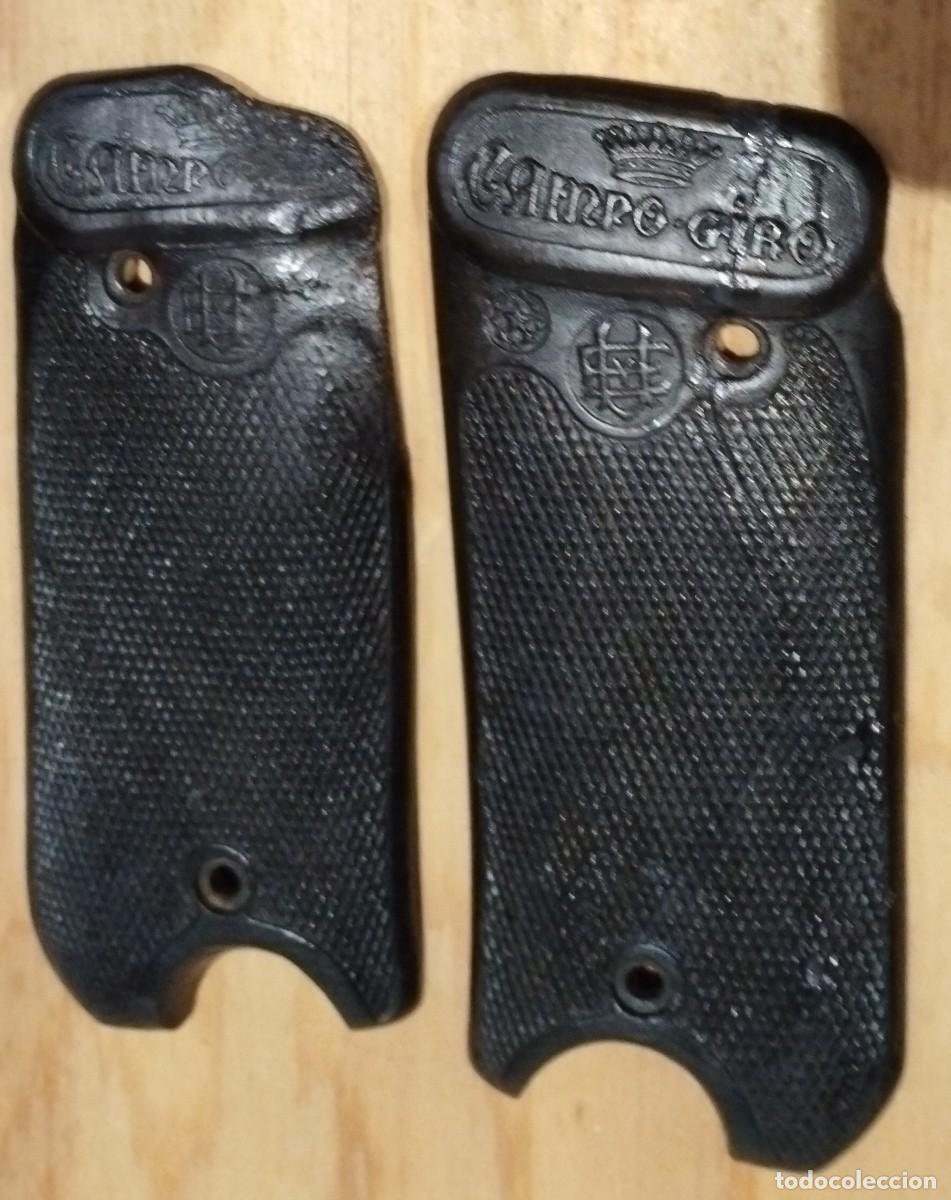 Militaria: Cachas pistola campo giro 1916
