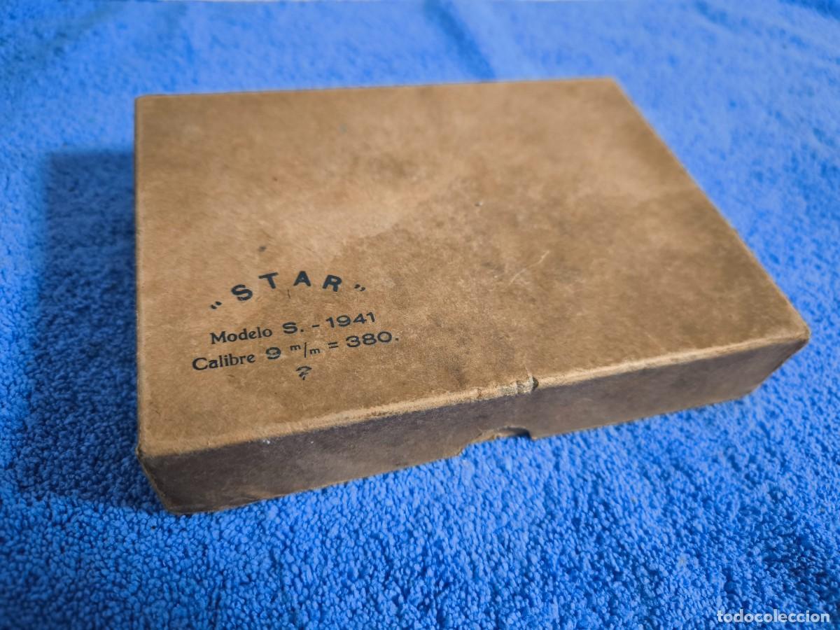 Militaria: Caja original Vacia de pistola STAR Modelo S 1941 Calibre 9 mm Corto .380 ACP