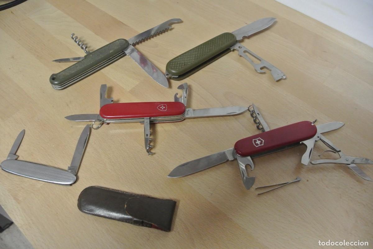Militaria: VARIAS NAVAJAS VICTORINOX Y DEMAS