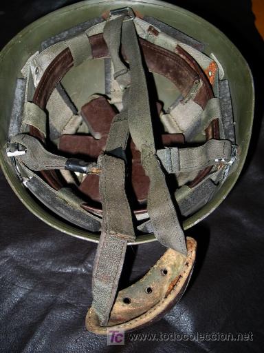 Militaria: CASCO DE PARACAIDISTA EJERCITO FRANCES. COMPLET0 - Foto 4