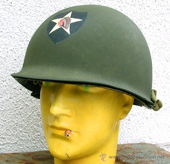 Militaria: Casco M1 2&ordf; Divisi&oacute;n INDIAN HEAD - Foto 2