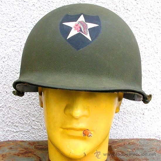 Militaria: Casco M1 2&ordf; Divisi&oacute;n INDIAN HEAD - Foto 1